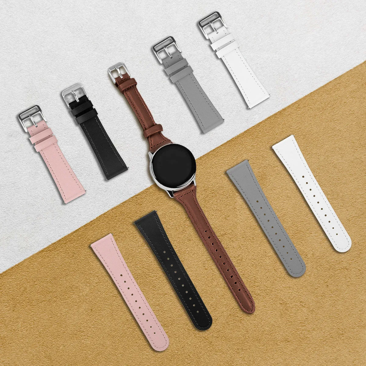 Amazfit GTR 2 Leather Strap (Pink)
