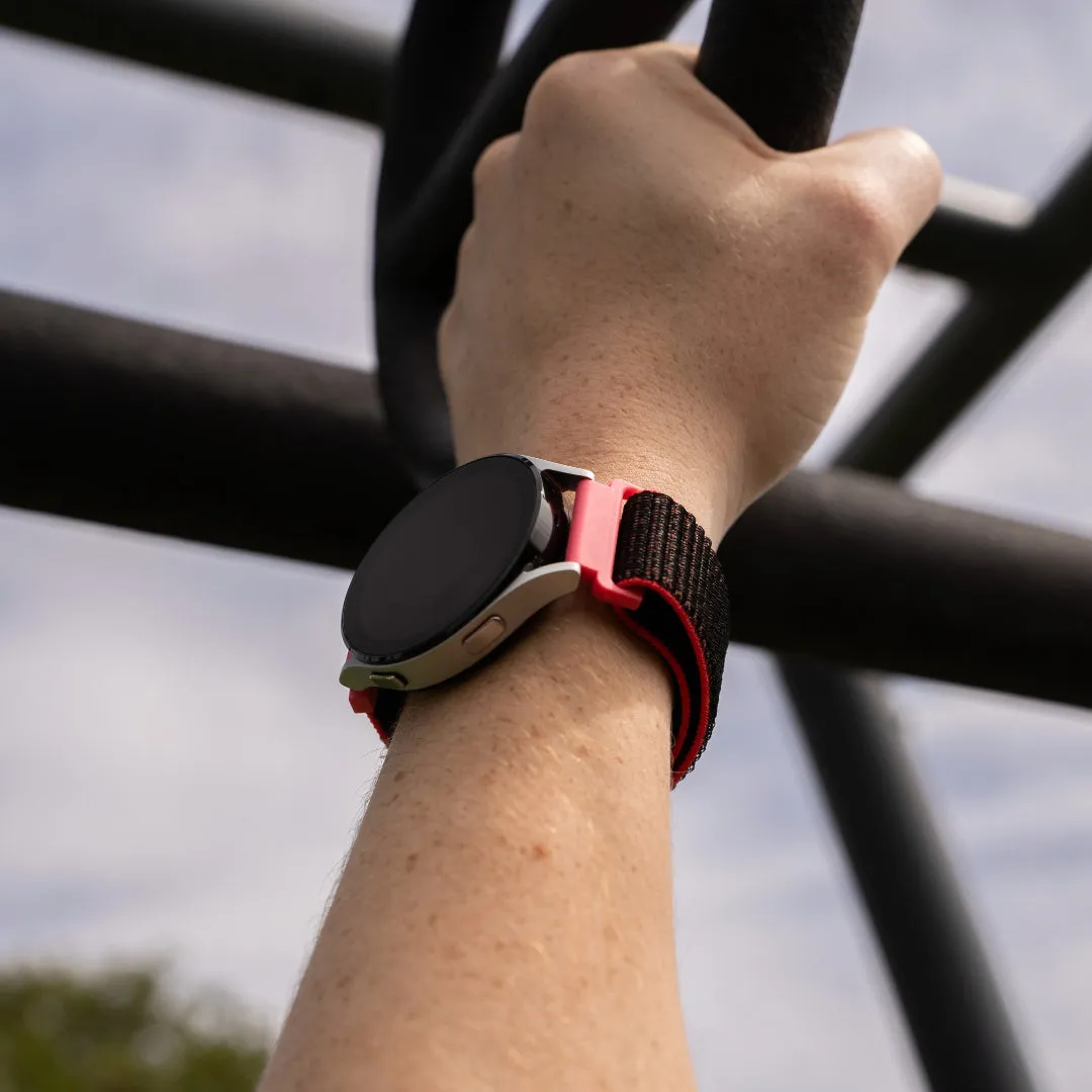 Amazfit GTR 2 Nylon Strap (Black/Coral)