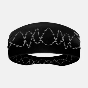 Barbed Wires Black Double-Side Wide Headband