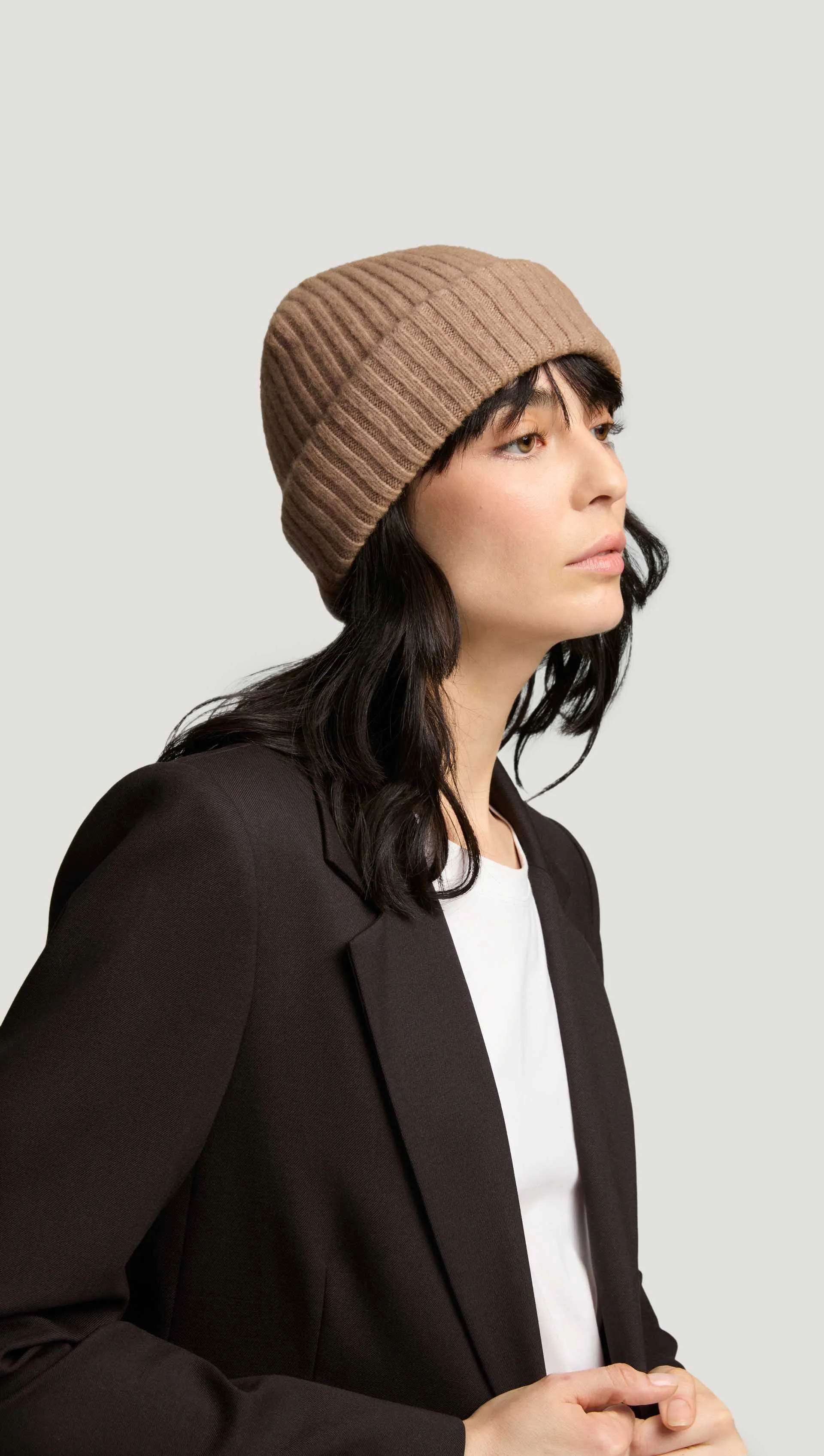 Beanie in Luxe Yarn | Camel