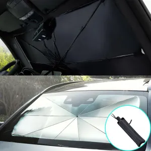 Car Windshield Sun Shade Auto Front Window Sunshade Umbrella | SEAMETAL