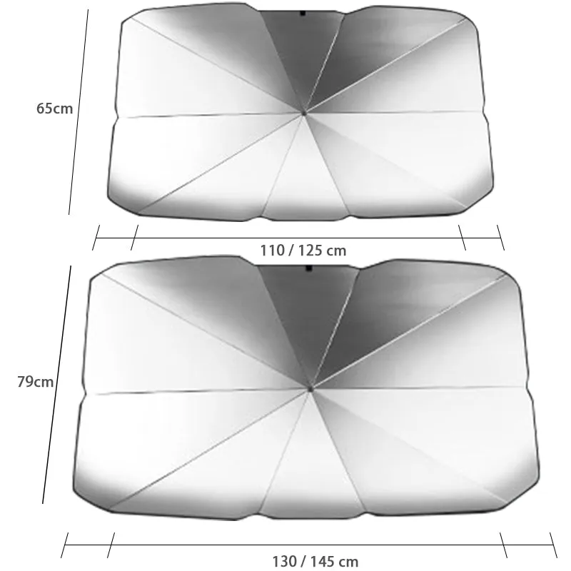 Car Windshield Sun Shade Auto Front Window Sunshade Umbrella | SEAMETAL