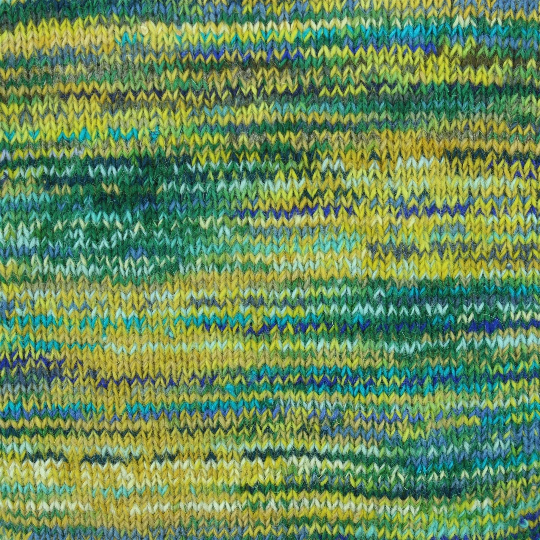 Chunky Wool Knit Space Dye Jumper - Chartreuse Yellow