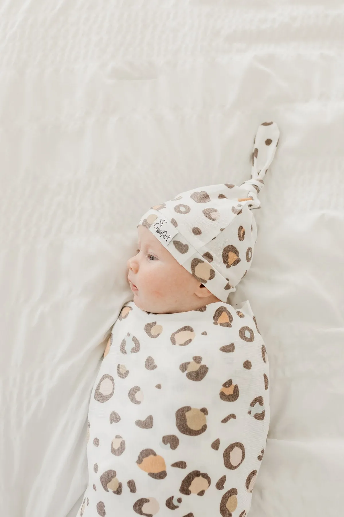 Copper Pearl Millie Top Knot Hat
