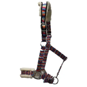 Ear Relief Fleece Lined Halter - Pychedelic