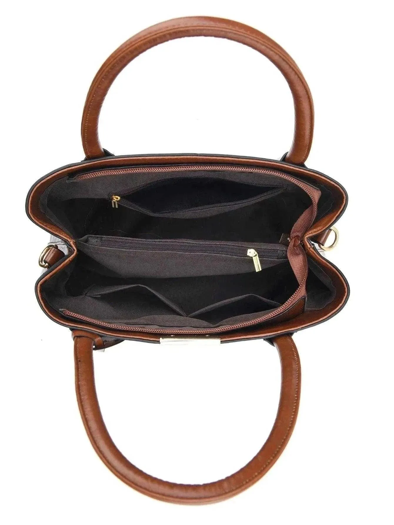 Elegant Retro PU Leather Handbags - Trendy Office Bags - WSH007