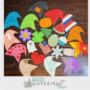 Hats/Shapes - For Interchangeable Standing Gnome