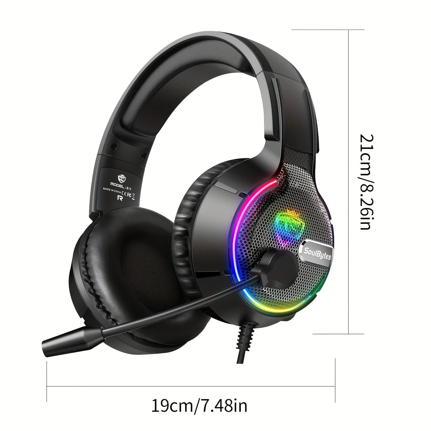 Immerse in Gaming SoulBytes RGB LED Gaming Headset