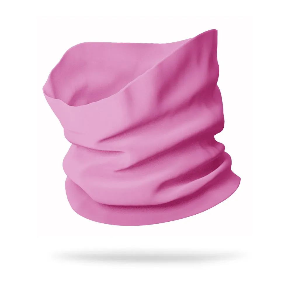 KIDS Solid Color Wicking Neck Gaiter Face Mask (12" Length)