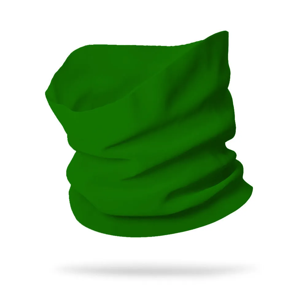 KIDS Solid Color Wicking Neck Gaiter Face Mask (12" Length)