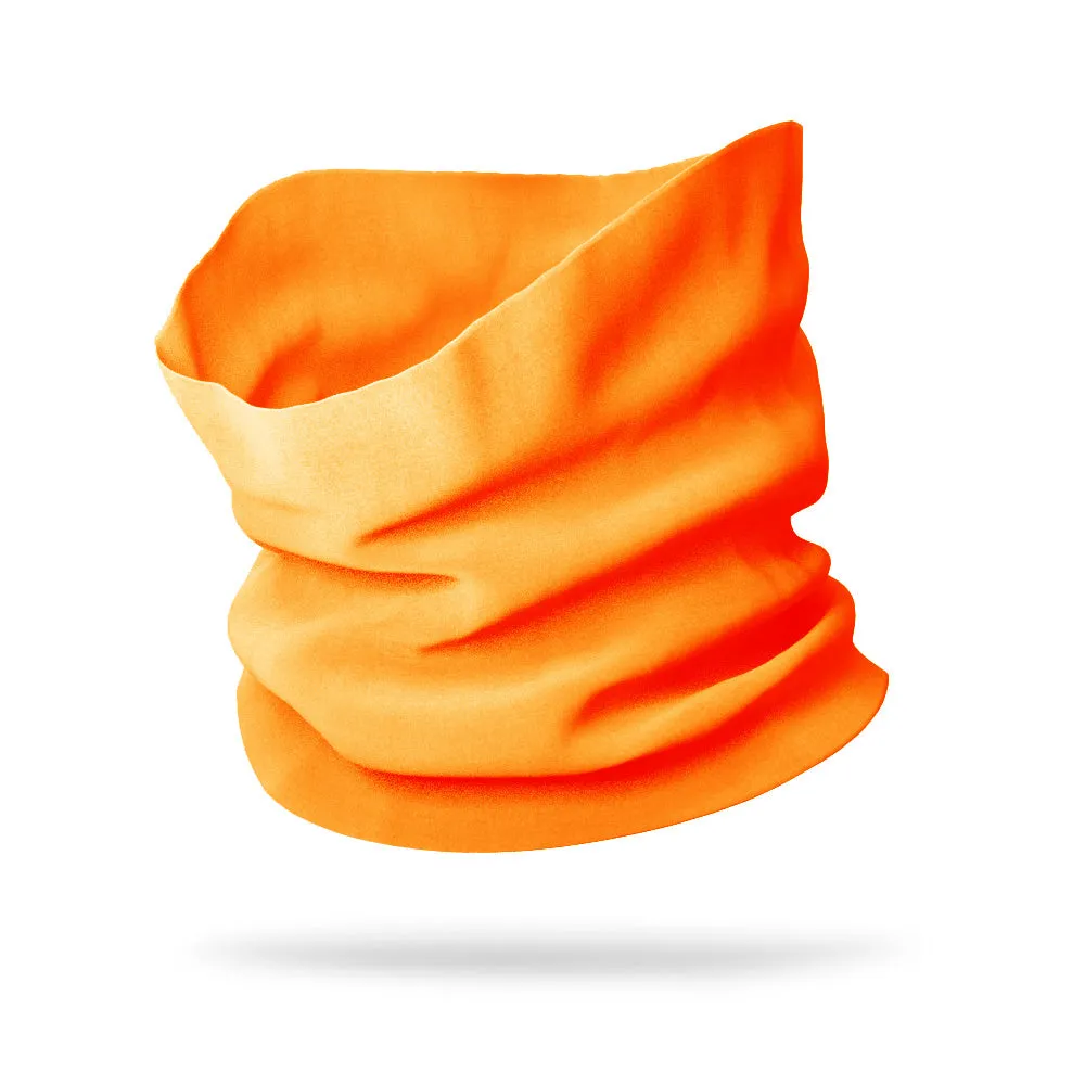 KIDS Solid Color Wicking Neck Gaiter Face Mask (12" Length)