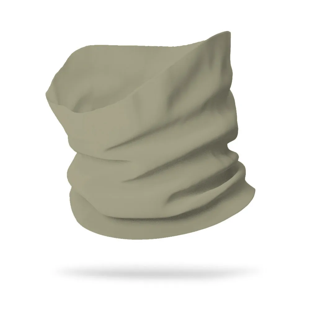KIDS Solid Color Wicking Neck Gaiter Face Mask (12" Length)
