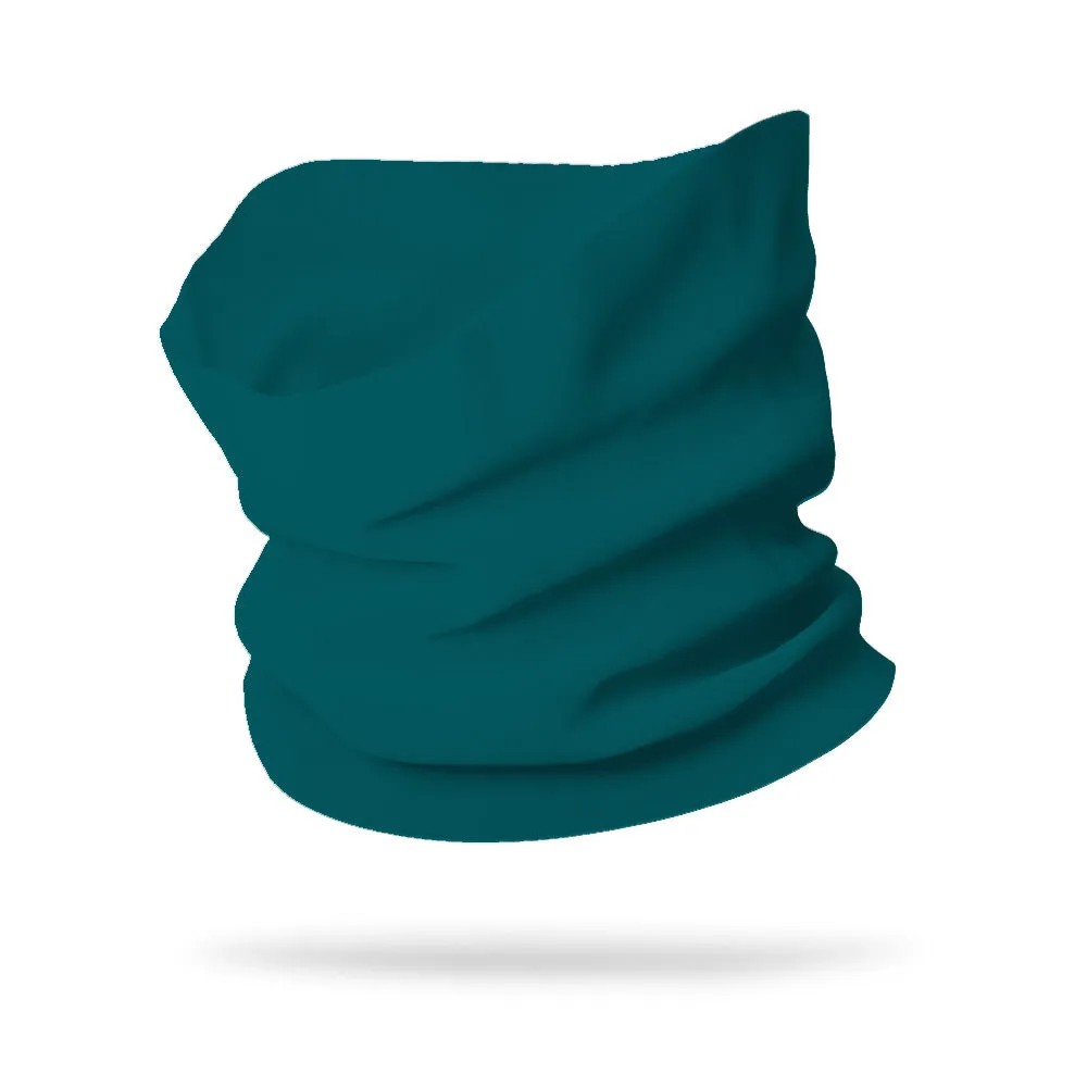 KIDS Solid Color Wicking Neck Gaiter Face Mask (12" Length)