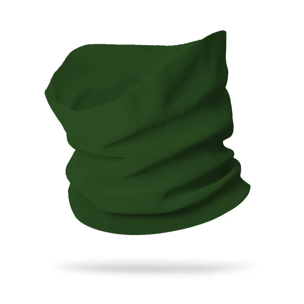 KIDS Solid Color Wicking Neck Gaiter Face Mask (12" Length)