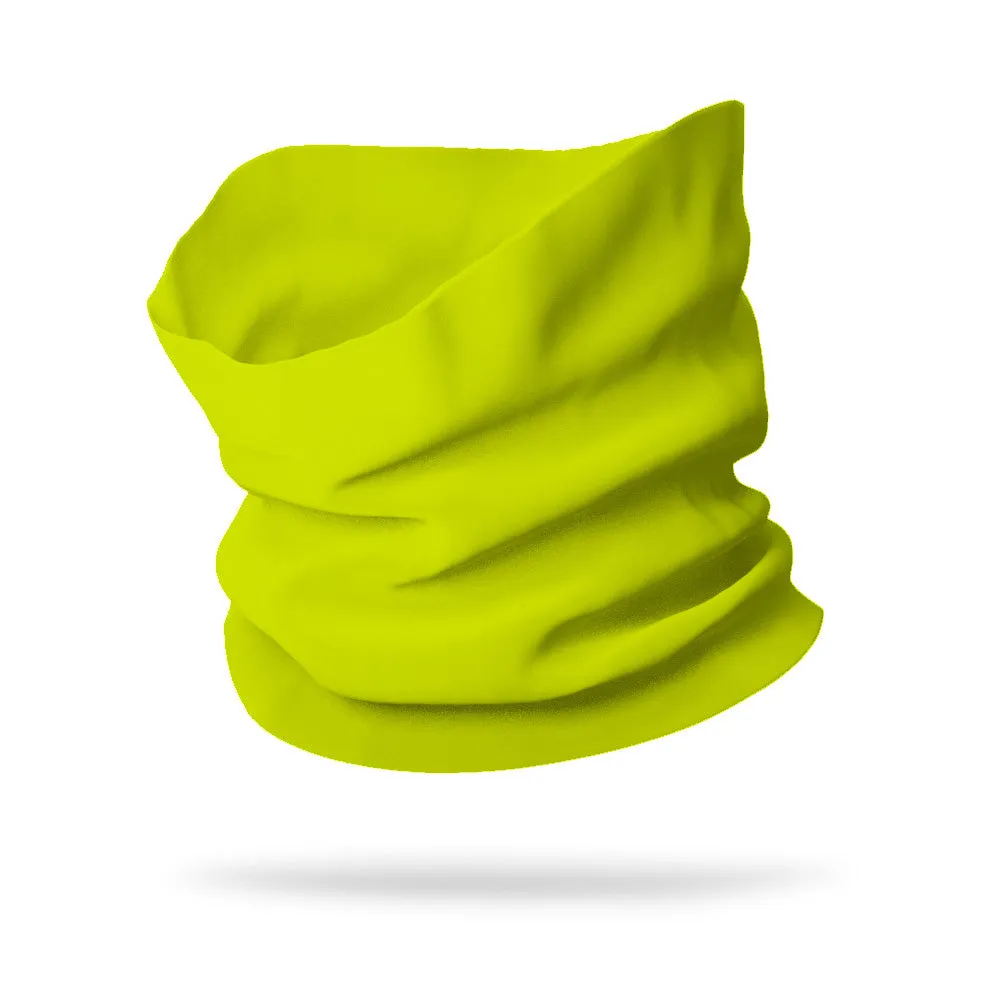 KIDS Solid Color Wicking Neck Gaiter Face Mask (12" Length)