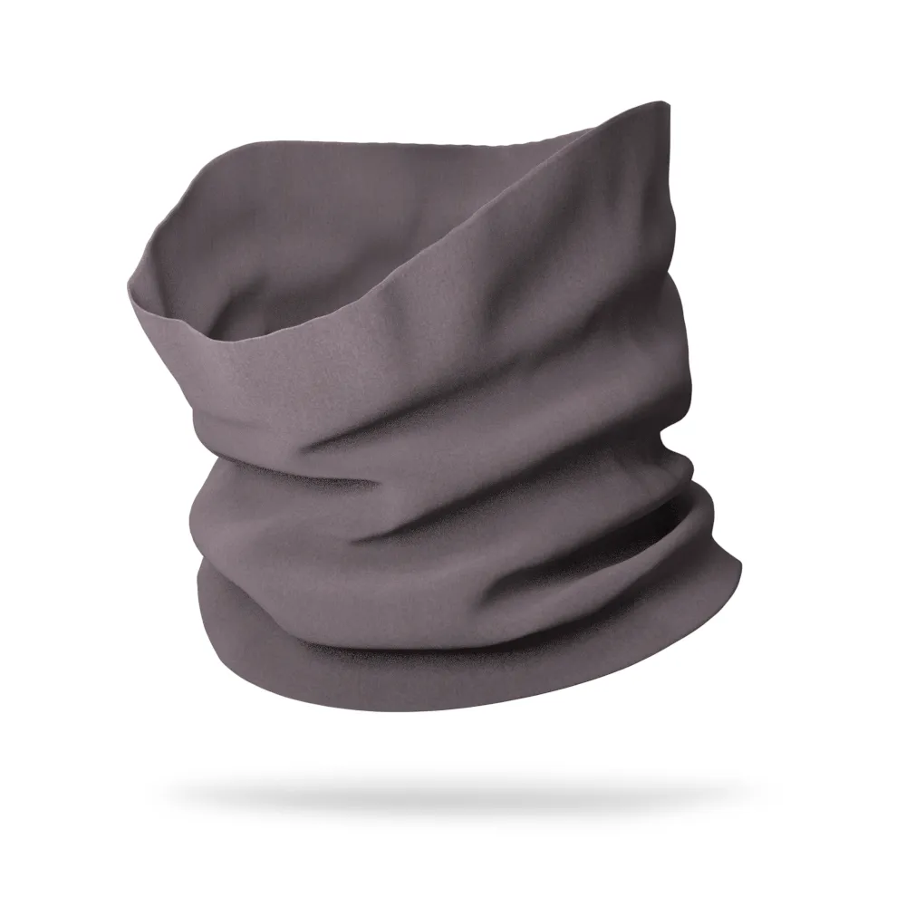 KIDS Solid Color Wicking Neck Gaiter Face Mask (12" Length)