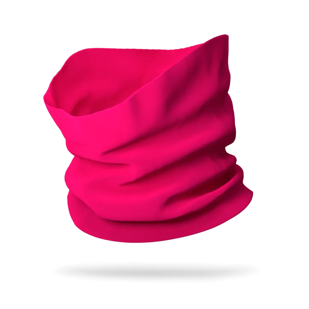 KIDS Solid Color Wicking Neck Gaiter Face Mask (12" Length)