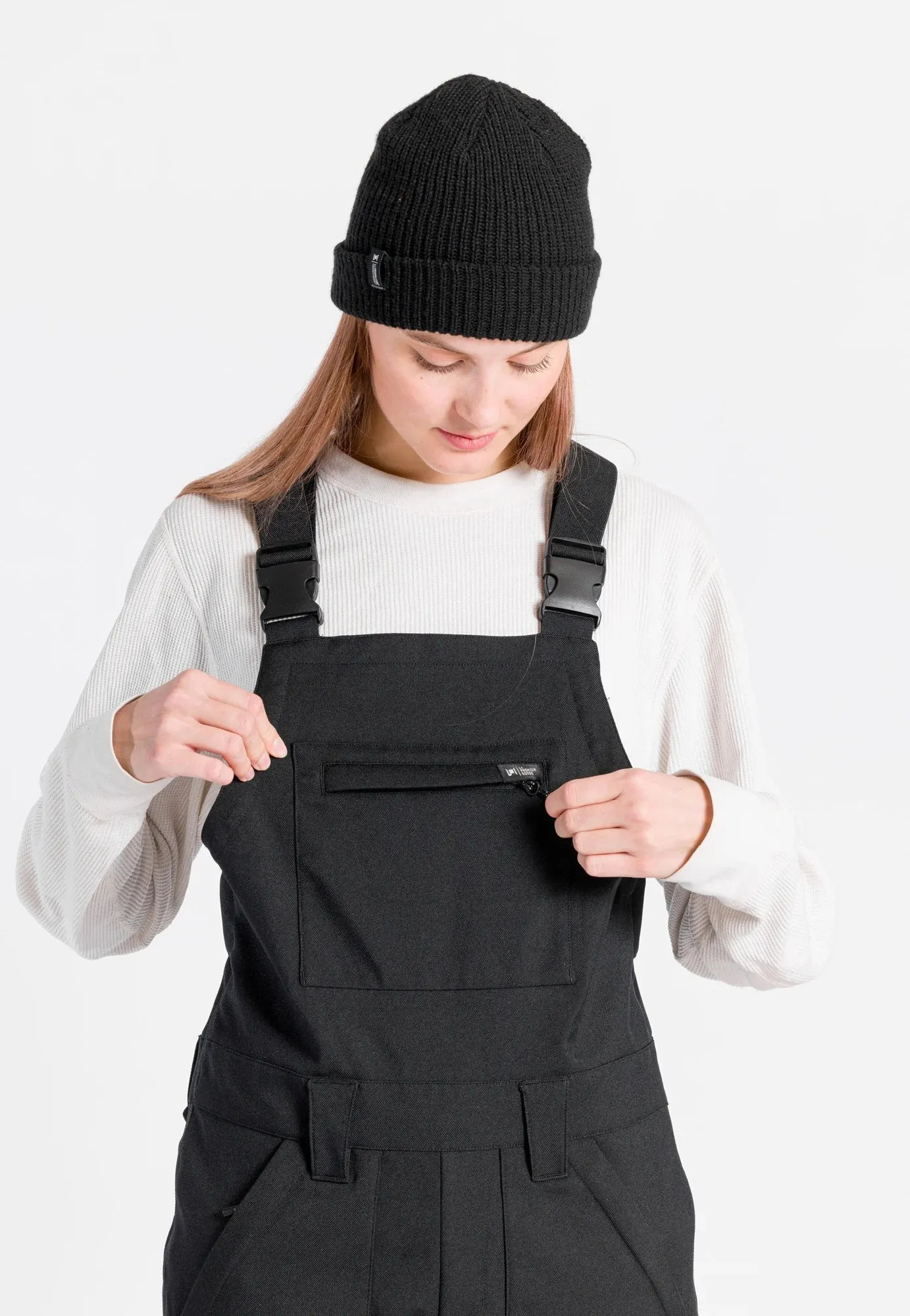 L1 Loretta Overall Womens Bib Pants Black