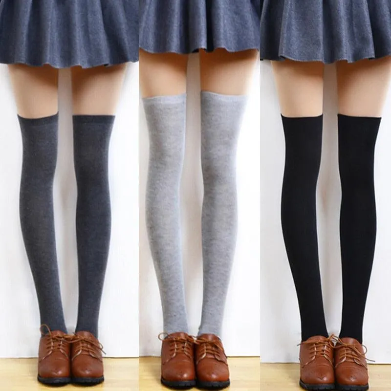 Lace Warm Thigh High Over Knee Long Stockings
