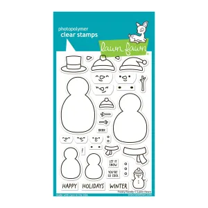 Lawn Fawn Clear Stamp Set - Frosty Family