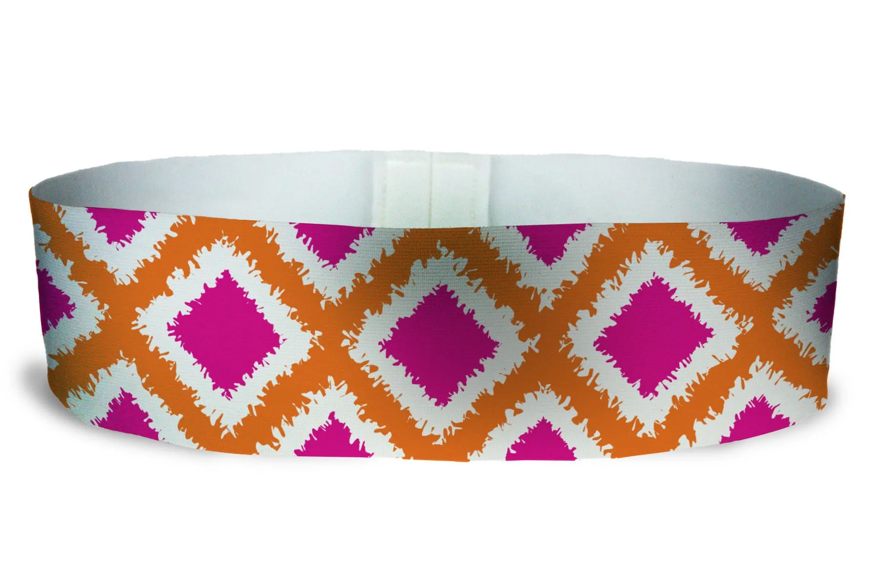 Loopty Loop Tribal Diamonds Orange Pink
