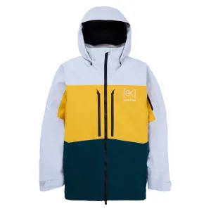 M AK GORE SWASH JACKET GRAY CLOUD / GOLDENROD / DEEP EMERALD