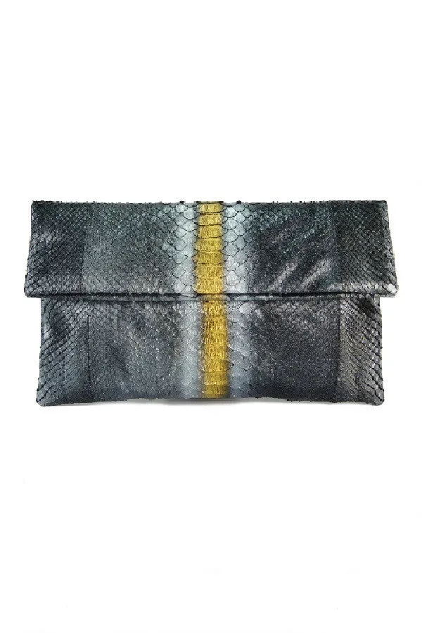 Mandalay Metallica Foldover Clutch