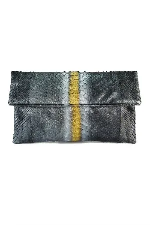 Mandalay Metallica Foldover Clutch