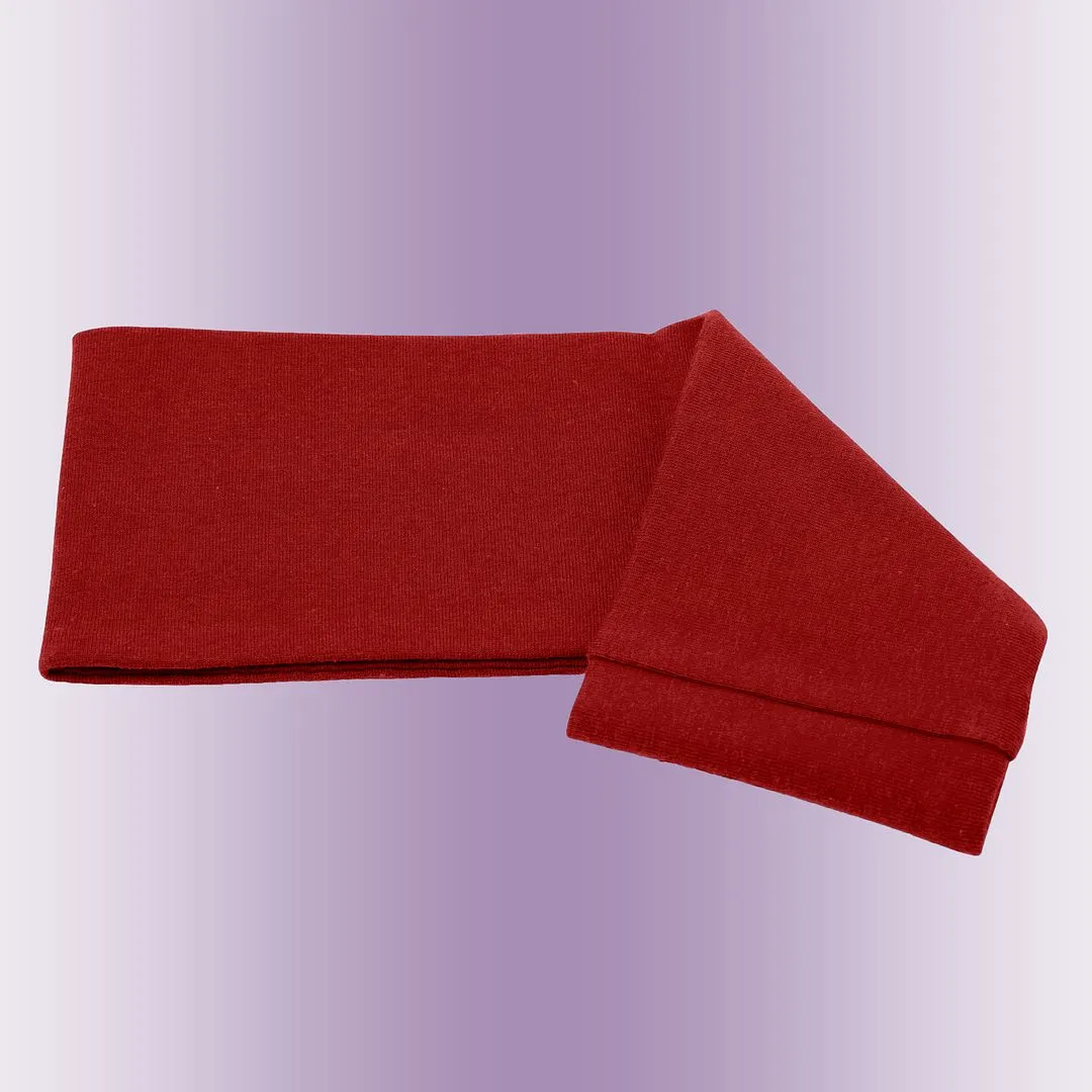 Men's Headbands Cotton Jersey 3" Wide Sports Fitness Yoga Made in the USA Maroon