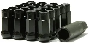 Muteki SR48 Lug Nuts Open End - Black