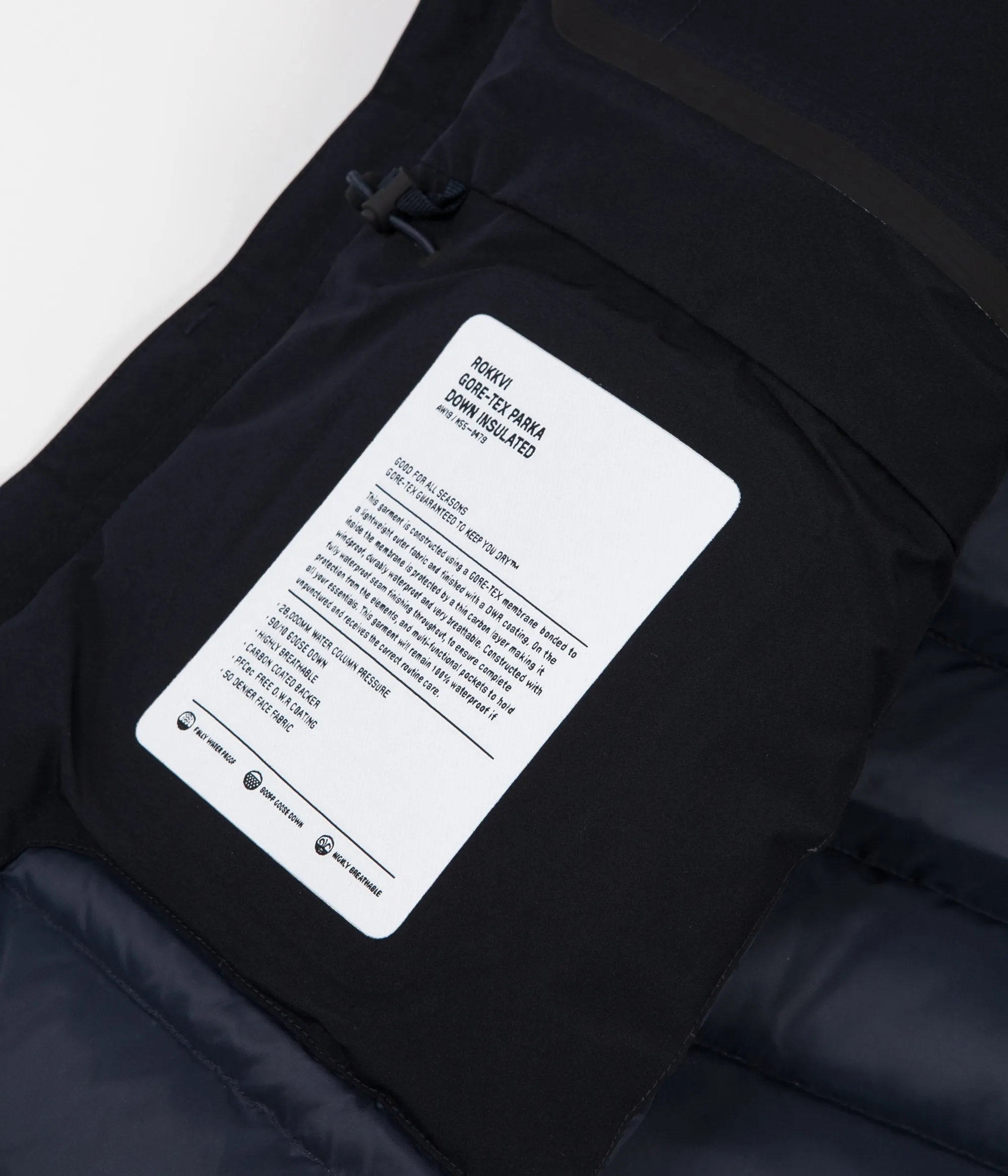 Norse Projects Rokkvi 5.0 Gore Tex Jacket - Dark Navy
