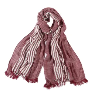 Pologize™ Long Striped Scarf