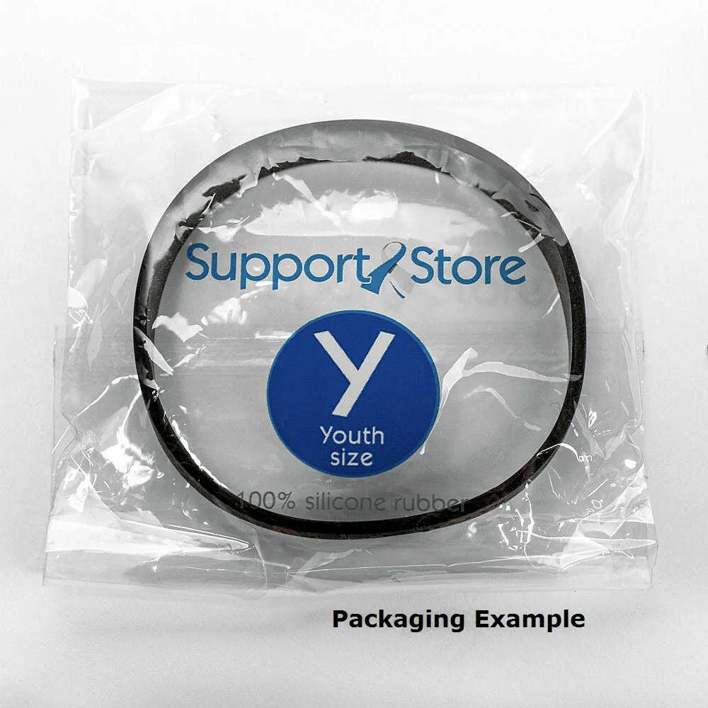 Skin Cancer Prevention UV Color Changing Wristband - Youth 7"