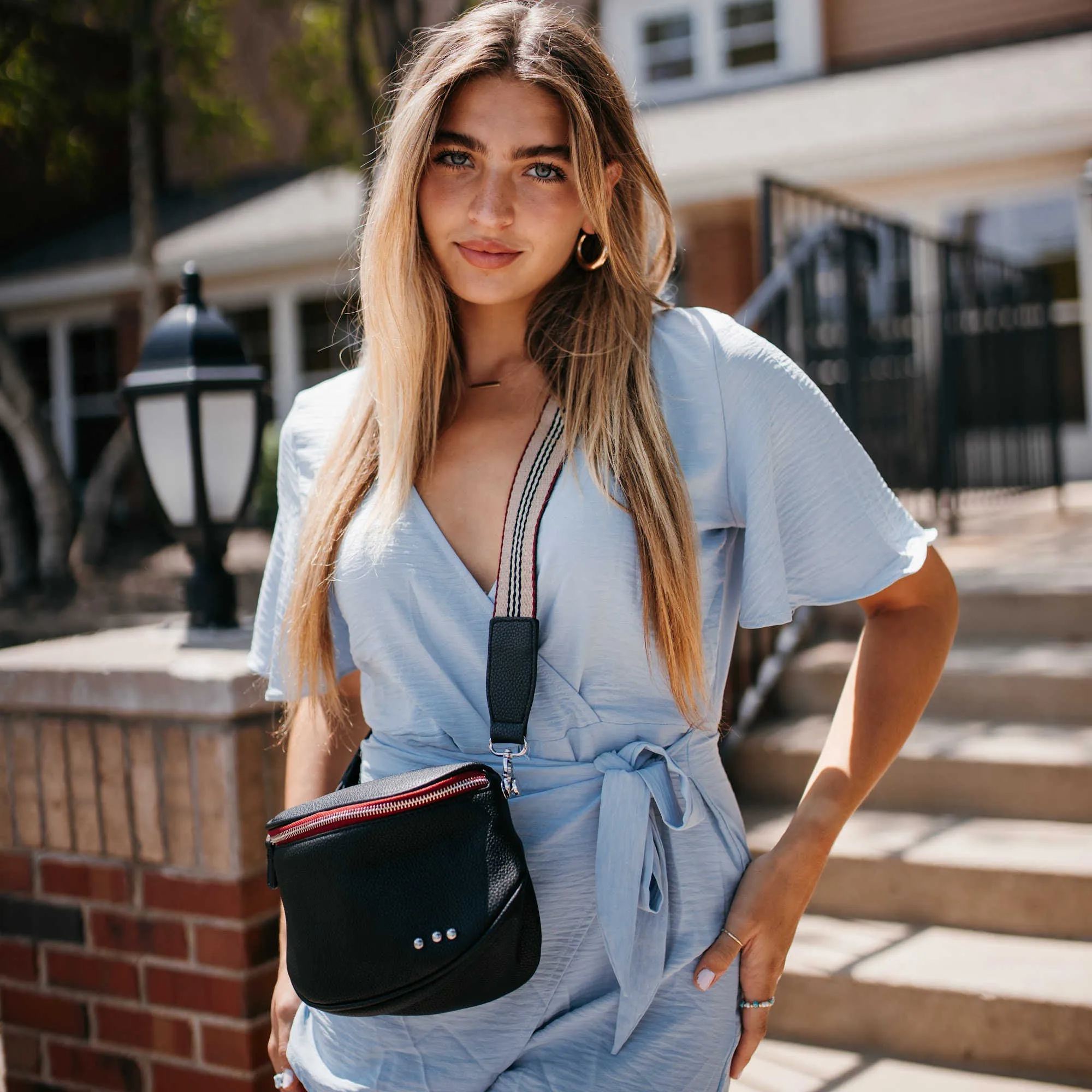 Sutton Crossbody Sling Bag(Black)