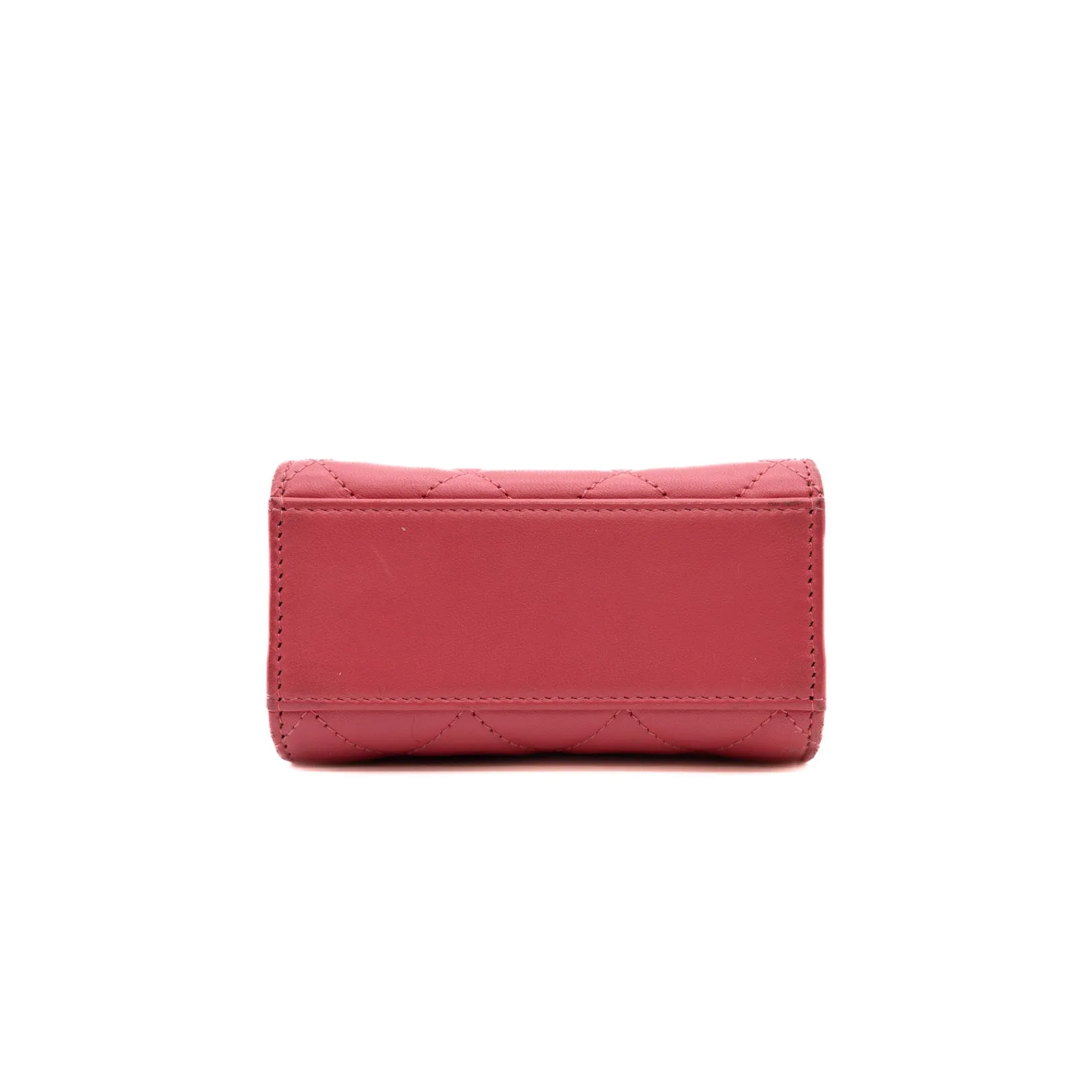 Trendy CC Phone Holder Crossbody Bag Lambskin Pink GHW Seri 24