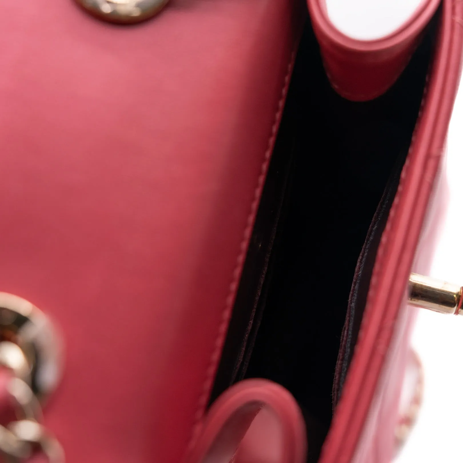 Trendy CC Phone Holder Crossbody Bag Lambskin Pink GHW Seri 24