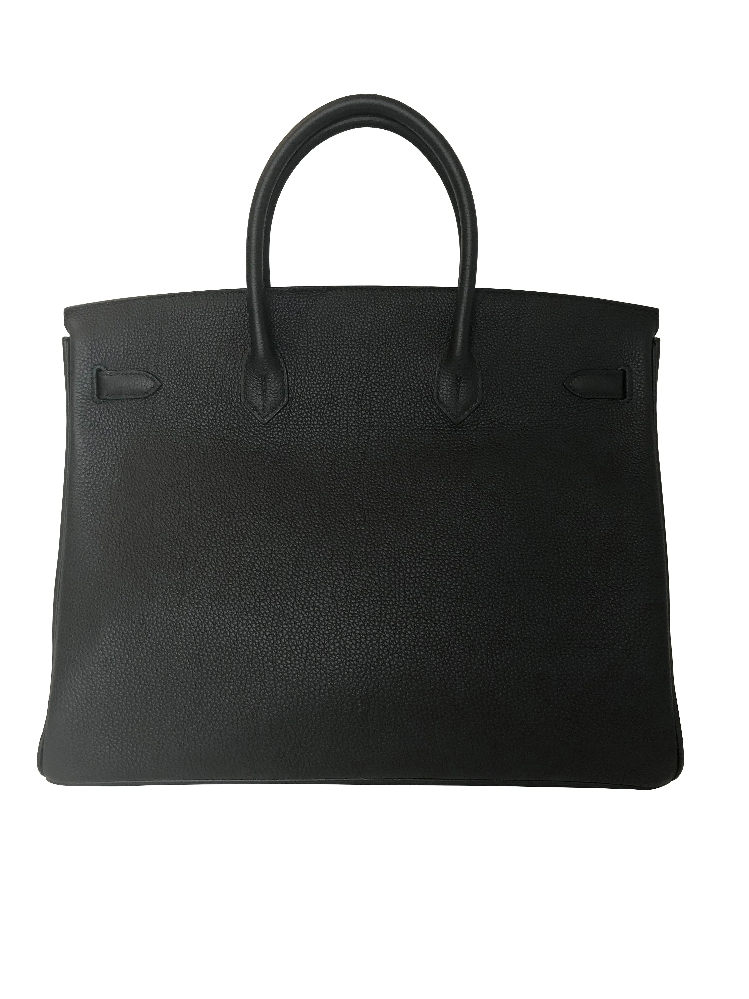 Trendy Inspired Hermès Birkin 40 Black Bag Phw