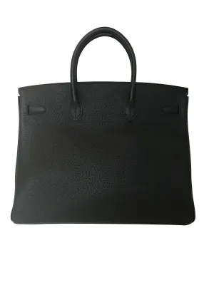 Trendy Inspired Hermès Birkin 40 Black Bag Phw