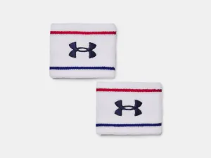 UA Unisex Striped Performance Terry 2-Pack Wristbands