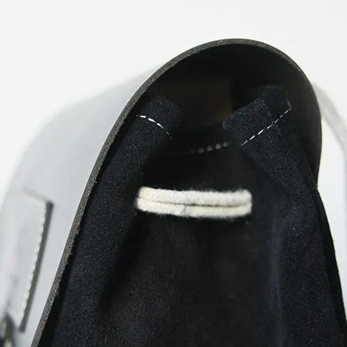 Womens Black Leather Fringe Backpack Purse Bags Trendy Backpacks for Women