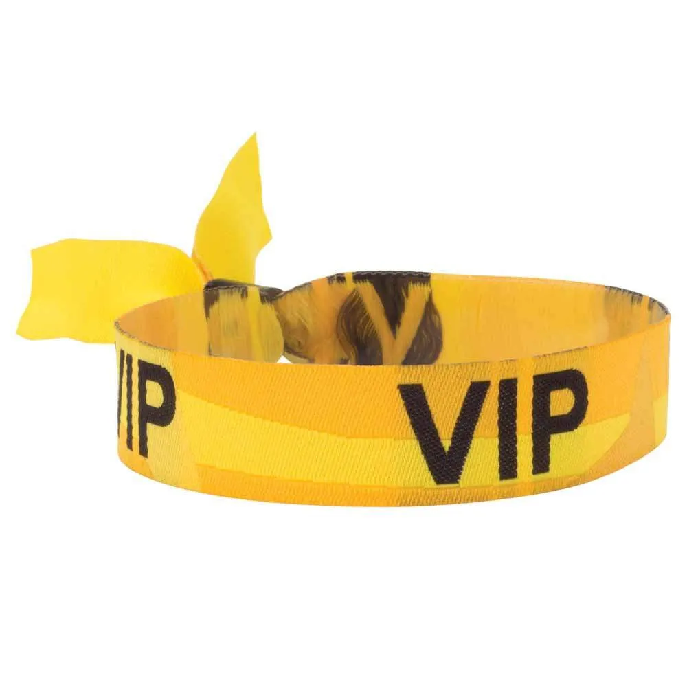 Woven Wristbands 1/2" VIP Design - High Security Closure WOVV (100/Pack)
